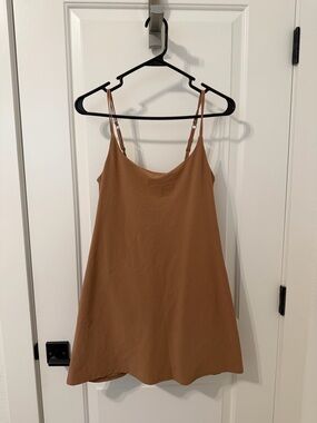 Abercrombie & Fitch Tan Slip Dress